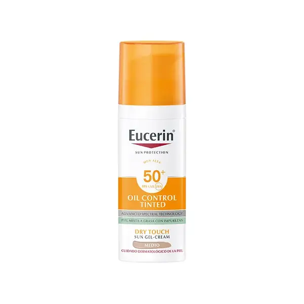 Eucerin Crema Gel Controllo Olio Colore Medio SPF50+ 50ml