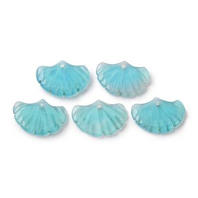 Natural Blue Agate Pendants