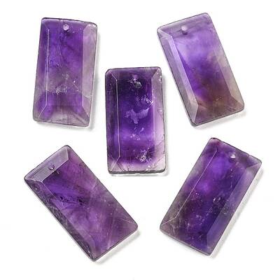 Natural Amethyst Pendants