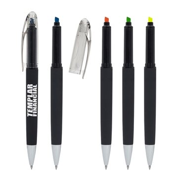 250 Customized Nori Sleek Write Highlighter Pen - Rubberized & ...