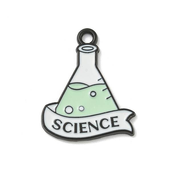 Chemistry Science Theme Alloy Enamel Pendants