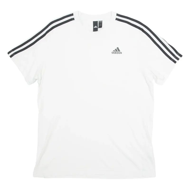 ADIDAS Mens T-Shirt White M