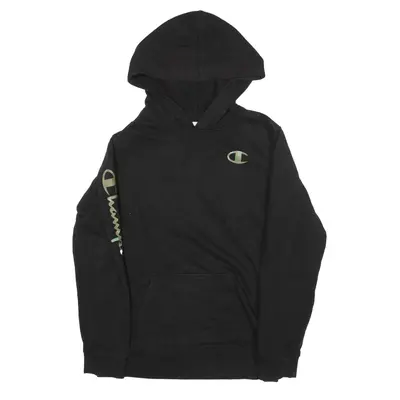 CHAMPION Hoodie Black Pullover Boys XL