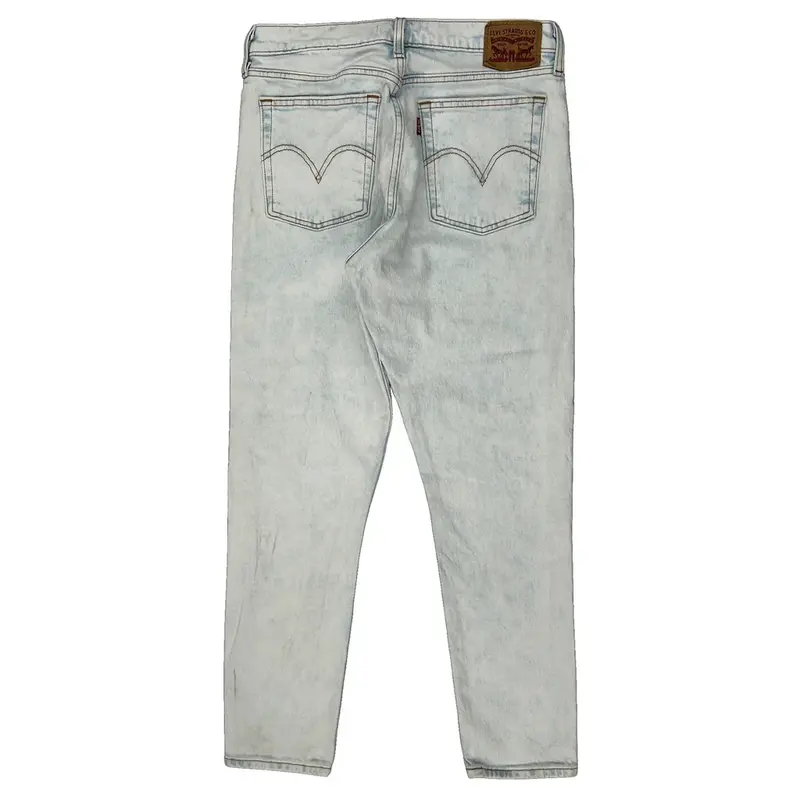 Levis Skinny Jeans - 30W UK 12 Light Wash Cotton