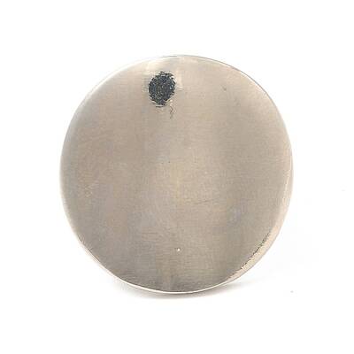 Brass Flat Round Open Cuff Ring for Women