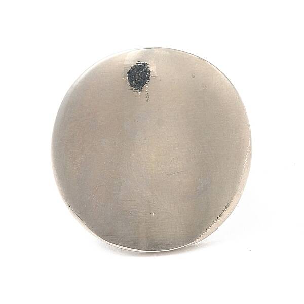 Brass Flat Round Open Cuff Ring for Women