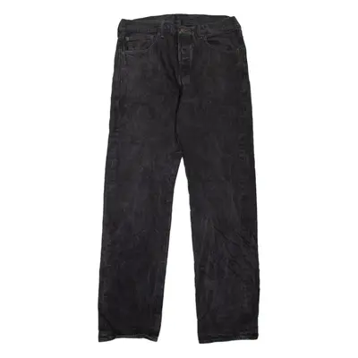 LEVI'S 501 Jeans Mens Black Regular Straight W34 L33