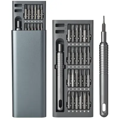 51in1  Mini Precision Screwdriver Kit Hand Tools S2 Tool Steel The Aluminum Alloy Handle Special Anti-slip Treatment Tool gif...