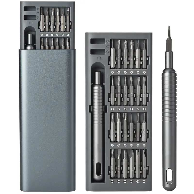 51in1  Mini Precision Screwdriver Kit Hand Tools S2 Tool Steel The Aluminum Alloy Handle Special Anti-slip Treatment Tool gif...