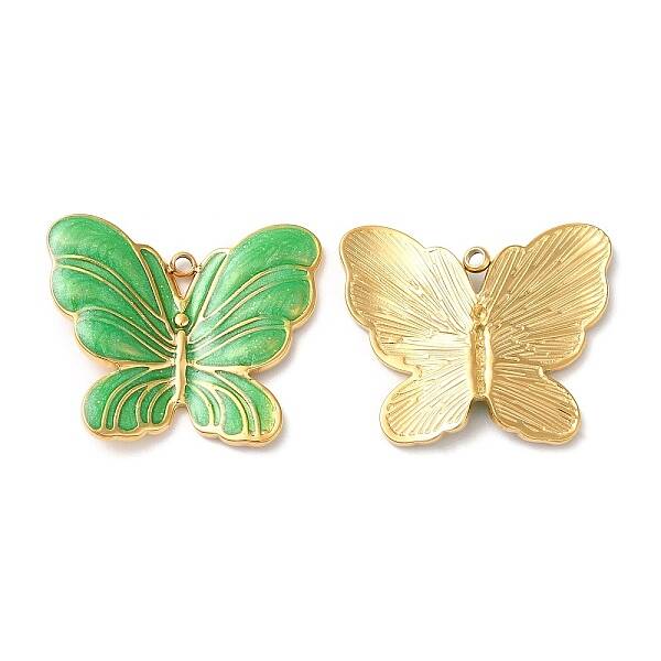 304 Stainless Steel Enamel Pendants