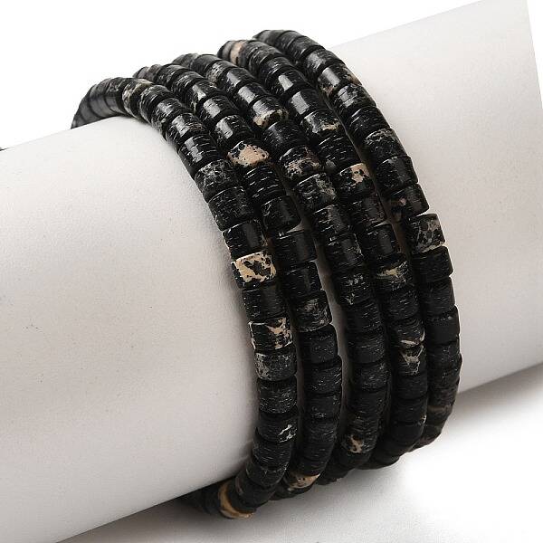 Dyed Synthetic Imperial Jasper Beads Strands