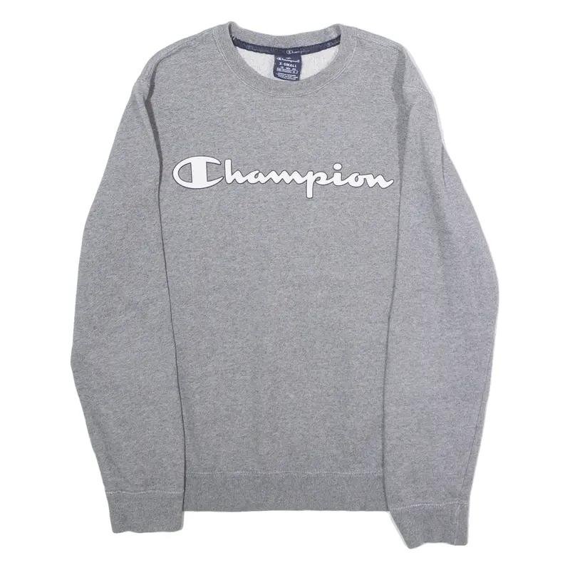 CHAMPION Mens Sweatshirt Grey Crew Neck XS