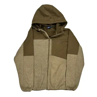 Reebok Fleece - 2XL Brown Polyester | Size: xx-large