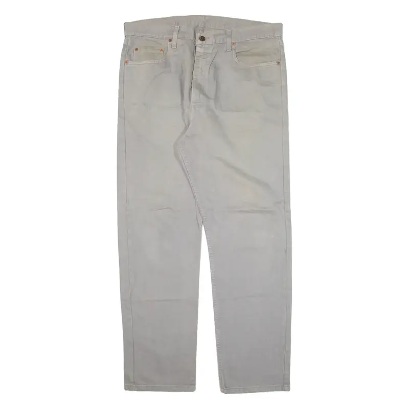 LEVI'S 615 02 Jeans Mens Grey Regular Straight W38 L30