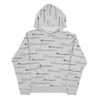 CHAMPION Hoodie Grey Pullover Boys XL
