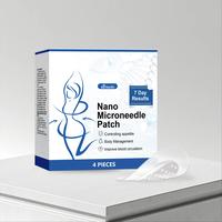 Nano Microneedle Patch, 4 Counts/box Comfortable Body Care Patches for Firming Skin, Body Management Sticker, Body Care Produ...