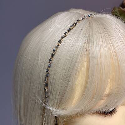 Alloy Rhinestone Hair Bands