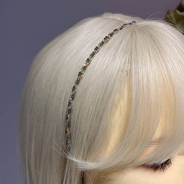 Alloy Rhinestone Hair Bands