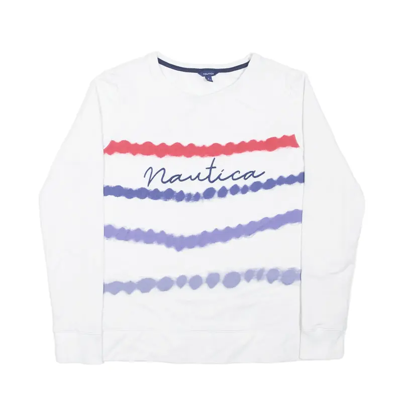 NAUTICA Sweatshirt White Mens S