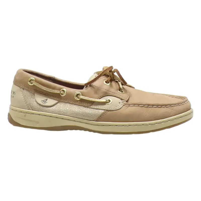 SPERRY Boat Shoes Brown Leather Womens UK 6.5