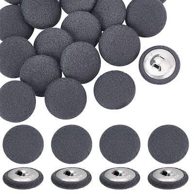 20Pcs Cloth with Aluminum Base Buttons