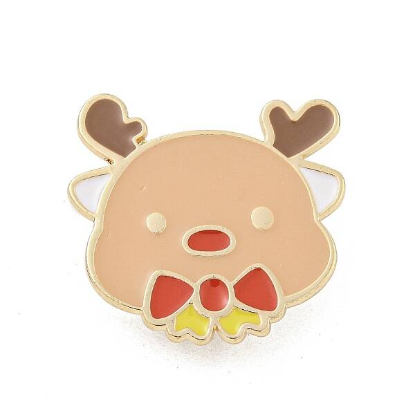 Christmas Theme Cartoon Alloy Brooches