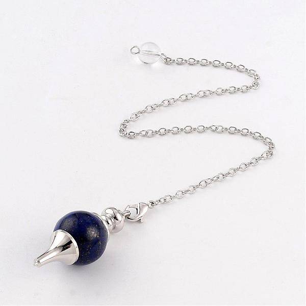Natural Lapis Lazuli Sphere Dowsing Pendulums