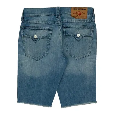 True Religion Denim Shorts - 34W 13L Light Wash Cotton