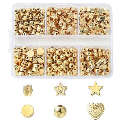 265Pcs 6 Styles CCB Plastic Beads