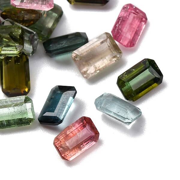 Faceted Natural Tourmaline Cabochons