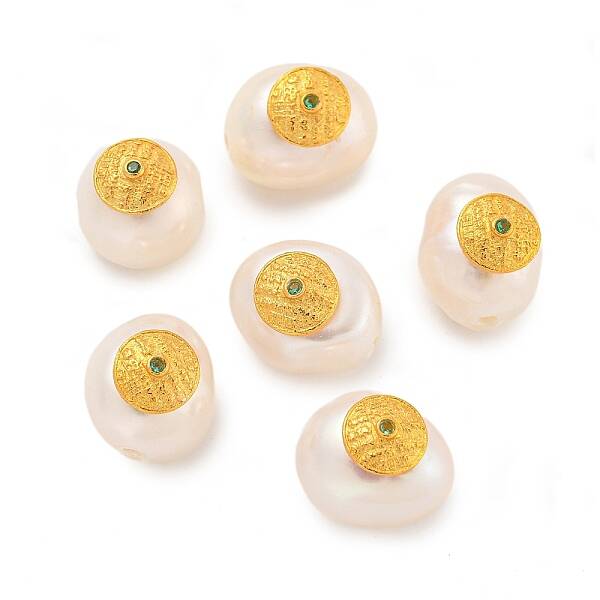 Oval Natural Freshwater Pearl Beads