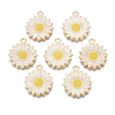 Rack Plating Alloy Enamel Pendants