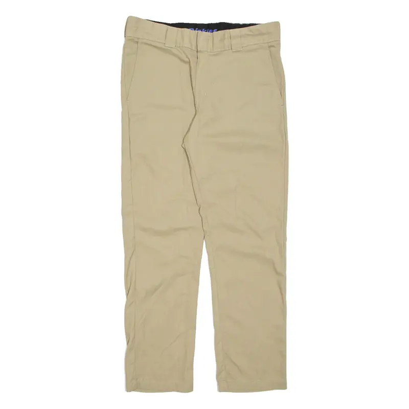 DICKIES Chino Mens Trousers Beige Regular Straight W32 L30