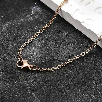 304 Stainless Steel Cable Chain Necklace Making