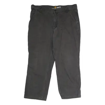 CARHARTT Workwear Mens Canvas Trousers Grey Relaxed Straight W38 L26