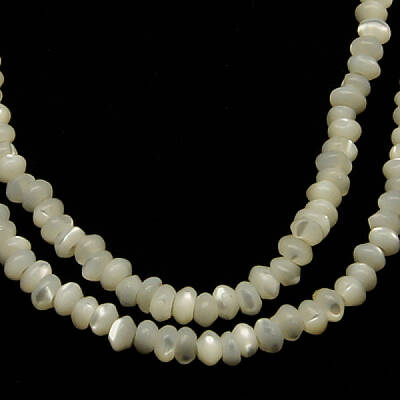 Natural White Shell Beads Strands