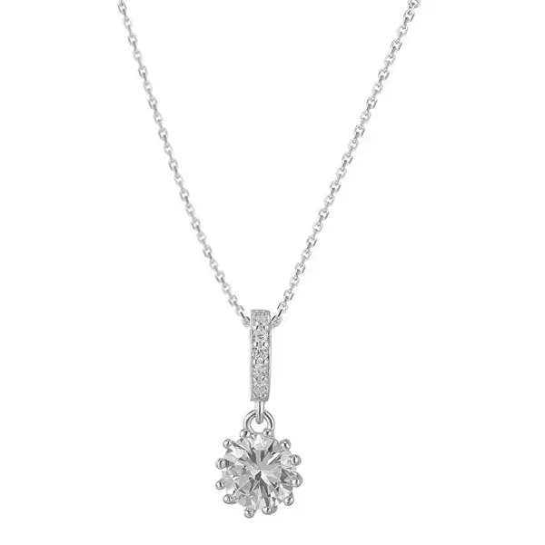 Beneto Silver necklace with zirconia AGS1142/47