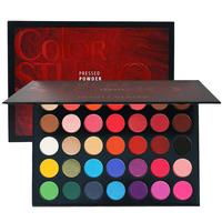 BEAUTY GLAZED 35 Pigmented Eyeshadows , Multi-Finish Matte and Shimmers Makeup , Waterproof Blendable Eye Makeup , Cruelty- F...