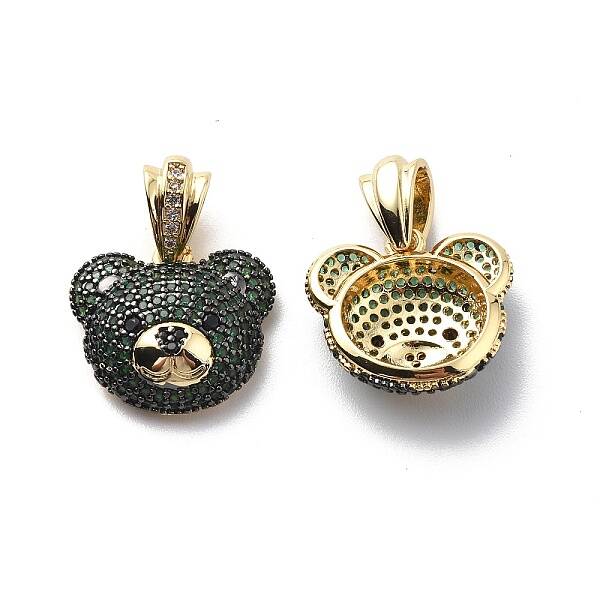 Brass Cubic Zirconia Pendants