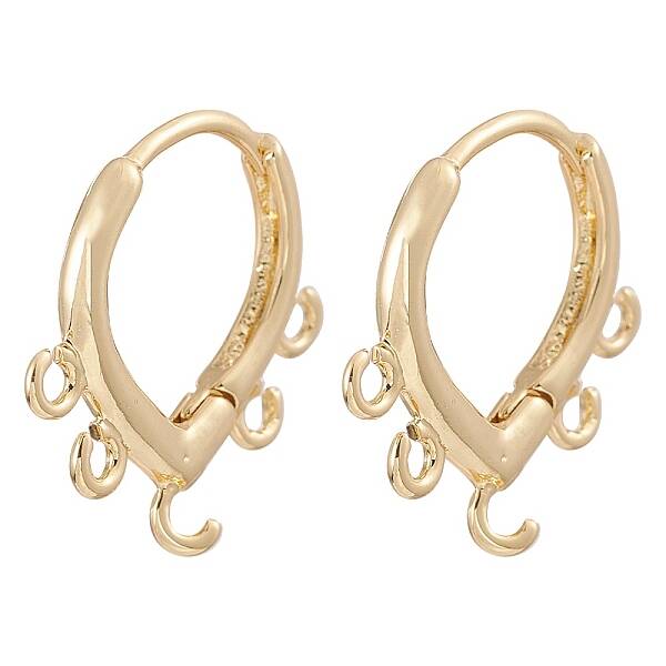 Brass Hoop Earring Findings