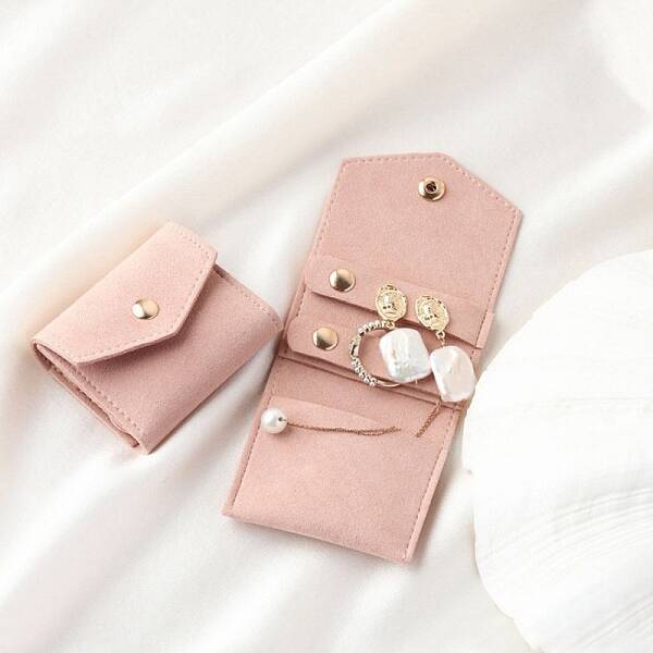 Velvet Jewelry Flap Pouches