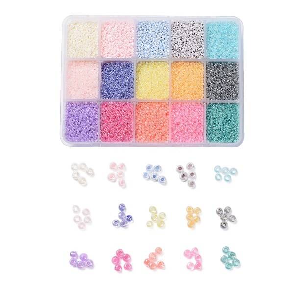 375G Grade A Round Glass Seed Beads