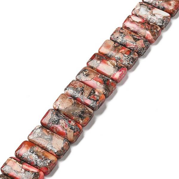 Synthetic Imperial Jasper Beads Strands