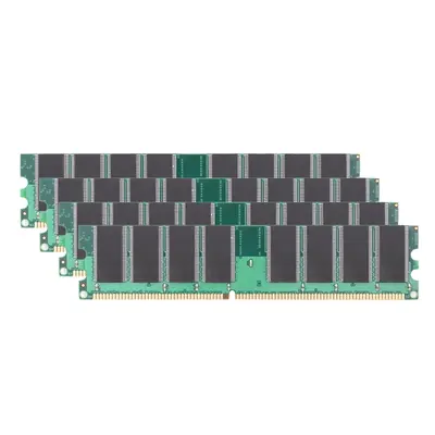 A6967A#0D1 HP 1GB Kit (4x256MB) DDR-266MHz PC-2100 Non-ECC Unbuffered UDIMM CL2.5 1Rx8 2.5V 184-Pin Memory