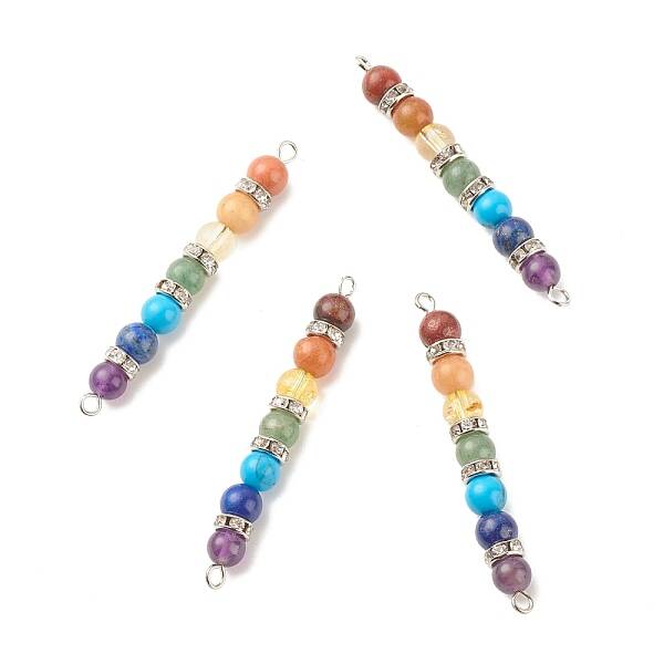 Chakra Natural & Synthetic Gemstone Connector Charms