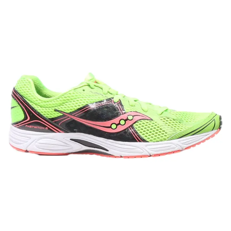 SAUCONY Sneaker Trainers Green Synthetic Womens UK 9.5