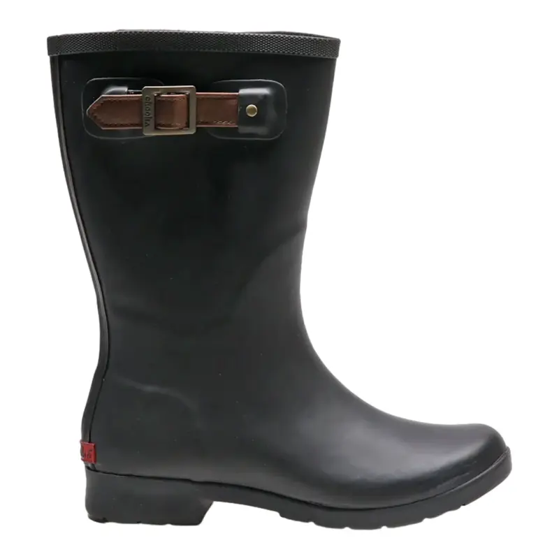 CHOOKA Wellie Boots Black Synthetic Womens UK 5