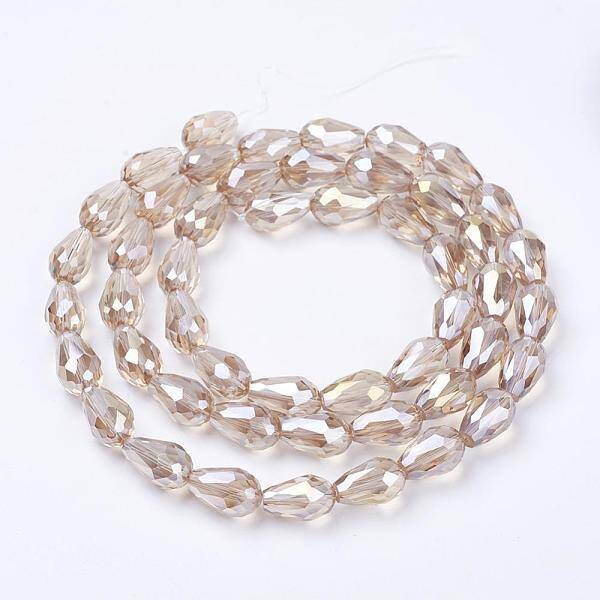 Electroplate Glass Beads Strands