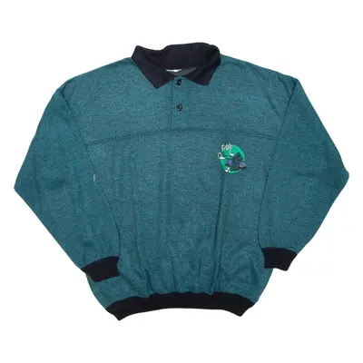 Golf Mens Sweatshirt Blue Collared L