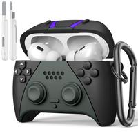 FILOTO Earphone case,AirPods Pro 2nd Generation Case Cover with Cleaner Kit,3D Game Controller Design Soft Silicone Shockproo...